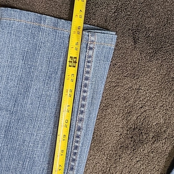 Y2K Pink Victoria's Secret Light Wash Flare Jeans 12 mid rise Vtg Vintage - Picture 5 of 16